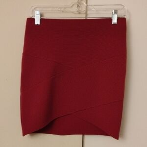 Forever 21 Bold Red Pencil Skirt